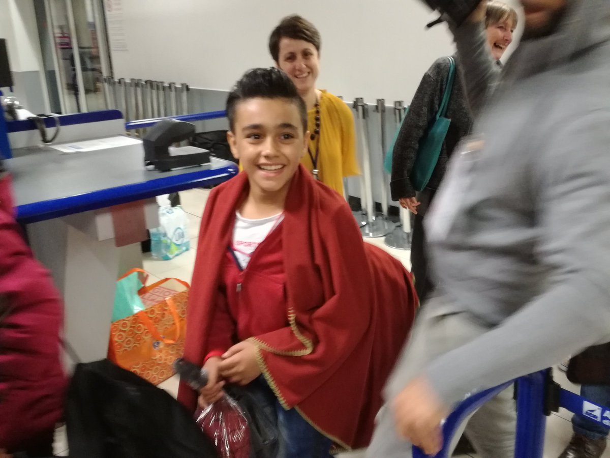 Enkele van de Syrische vluchtelingen die via een veilige corridor in Italië arriveerden © Sant'Egidio Enkele van de Syrische vluchtelingen die via een veilige corridor in Italië arriveerden © Sant'Egidio