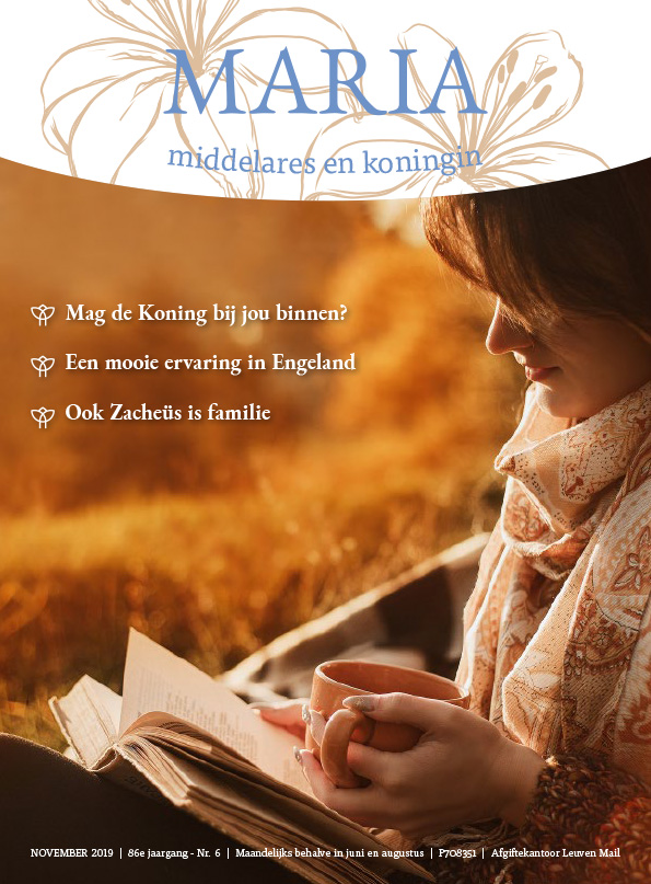 Cover van het novembernummer van Maria, Middelares en Koningin © Maria, Middelares en Koningin Cover van het novembernummer van Maria, Middelares en Koningin © Maria, Middelares en Koningin