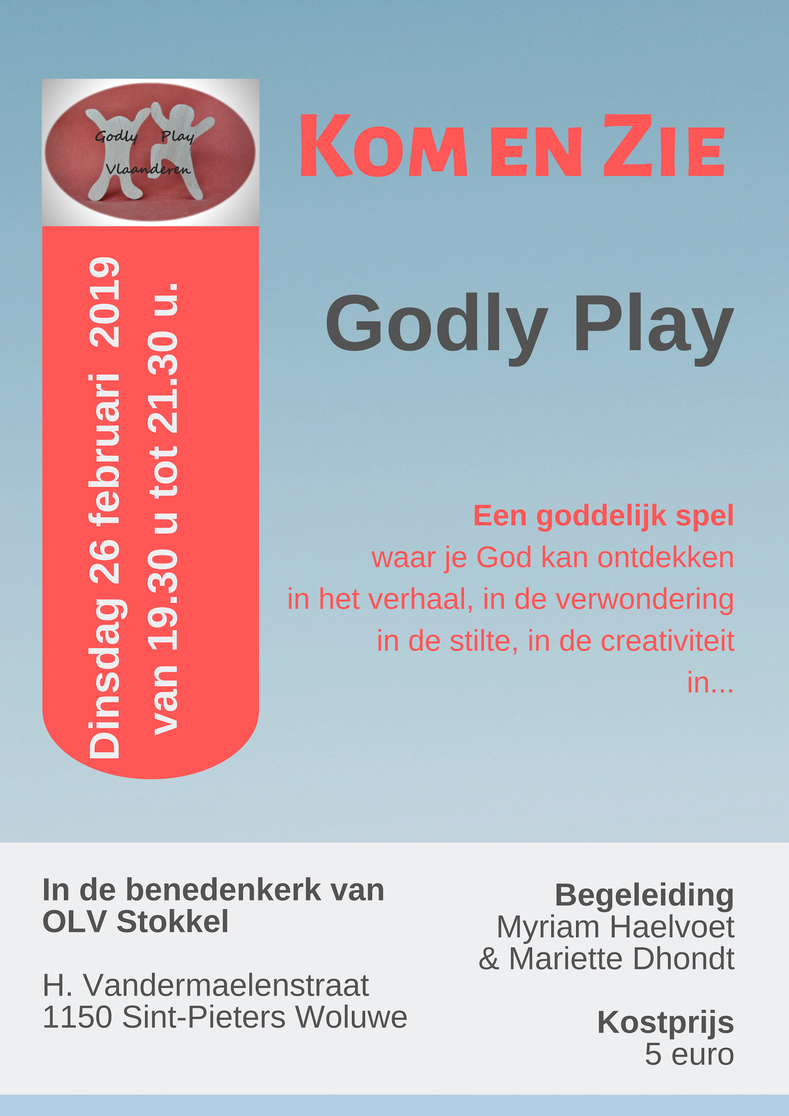 Godly Play Kom en Zie-avond op 26 februari 2019 Godly Play Kom en Zie-avond op 26 februari 2019