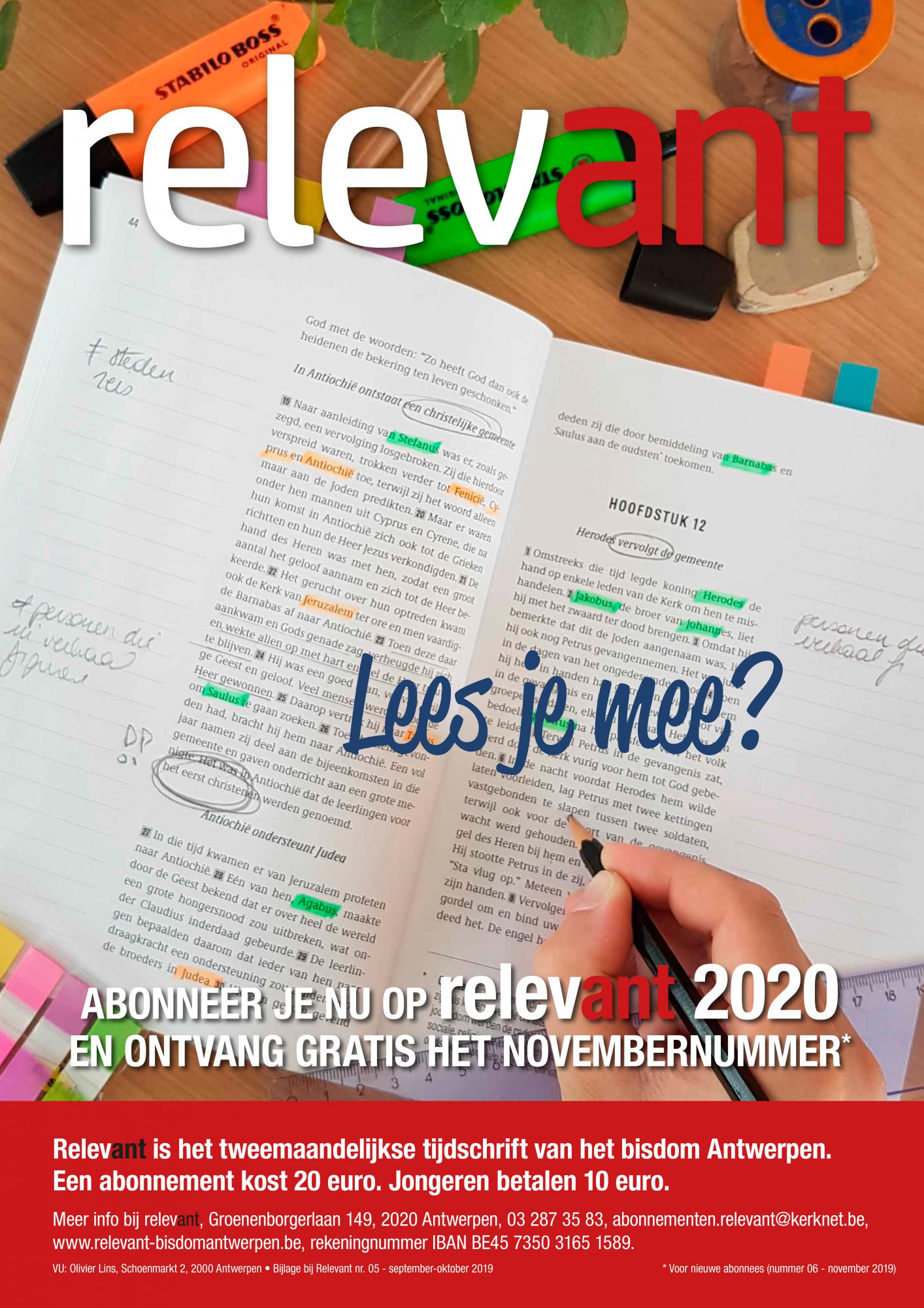 Lees je mee Relevant © Ilse Van Halst Lees je mee Relevant © Ilse Van Halst