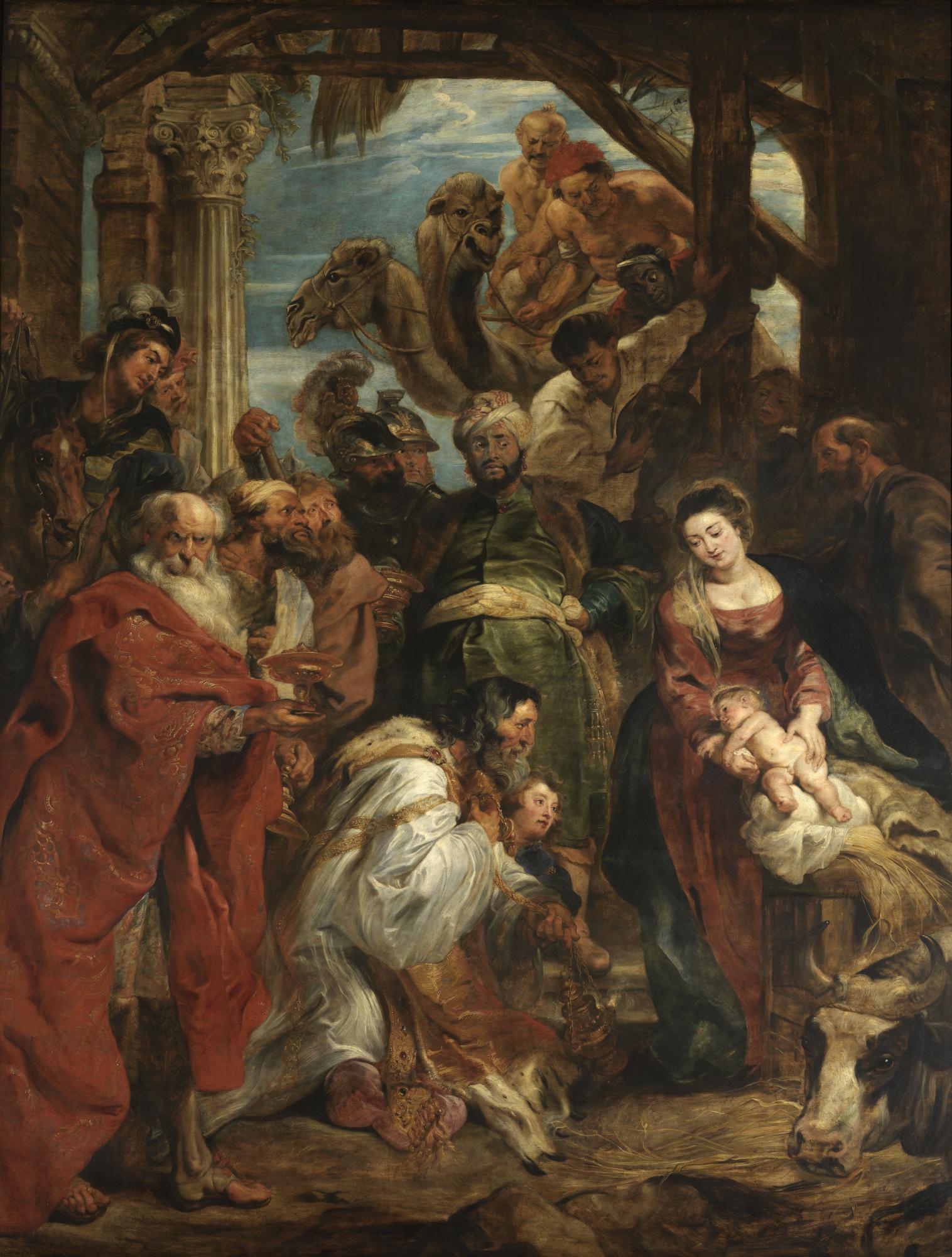 Aanbidding door de koningen, Pieter Paul Rubens, KMSKA Aanbidding door de koningen, Pieter Paul Rubens, KMSKA