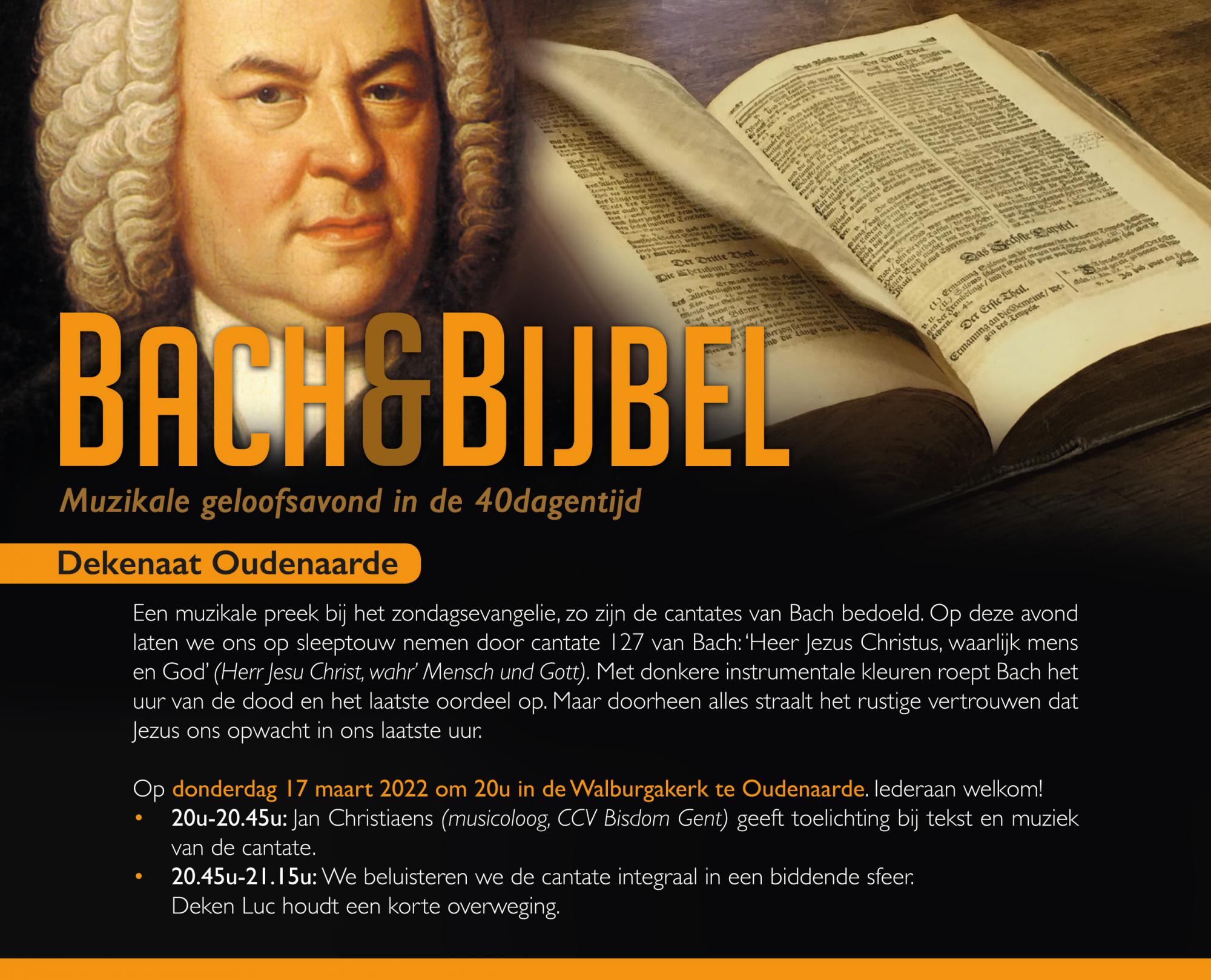 Bach en de Bijbel dekenaat Oudenaarde | Kerknet