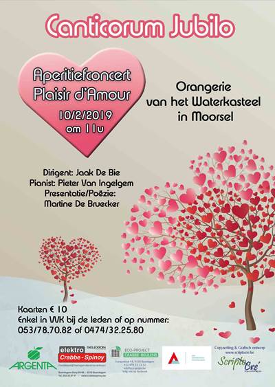 Valentijsconcert van Canticorum Jubilo Valentijsconcert van Canticorum Jubilo