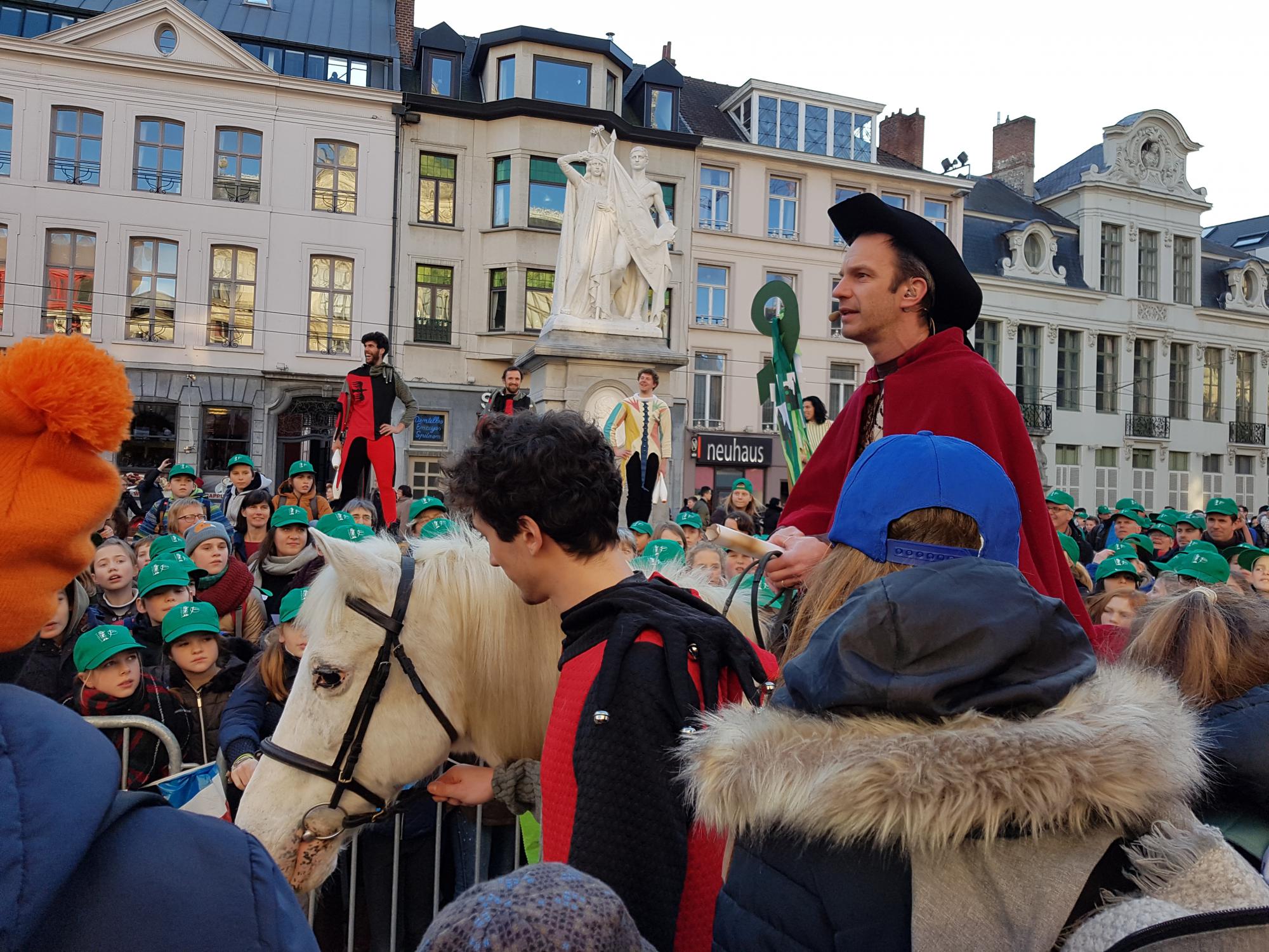 Bavo kwam te paard naar het slotmoment! Bavo kwam te paard naar het slotmoment!