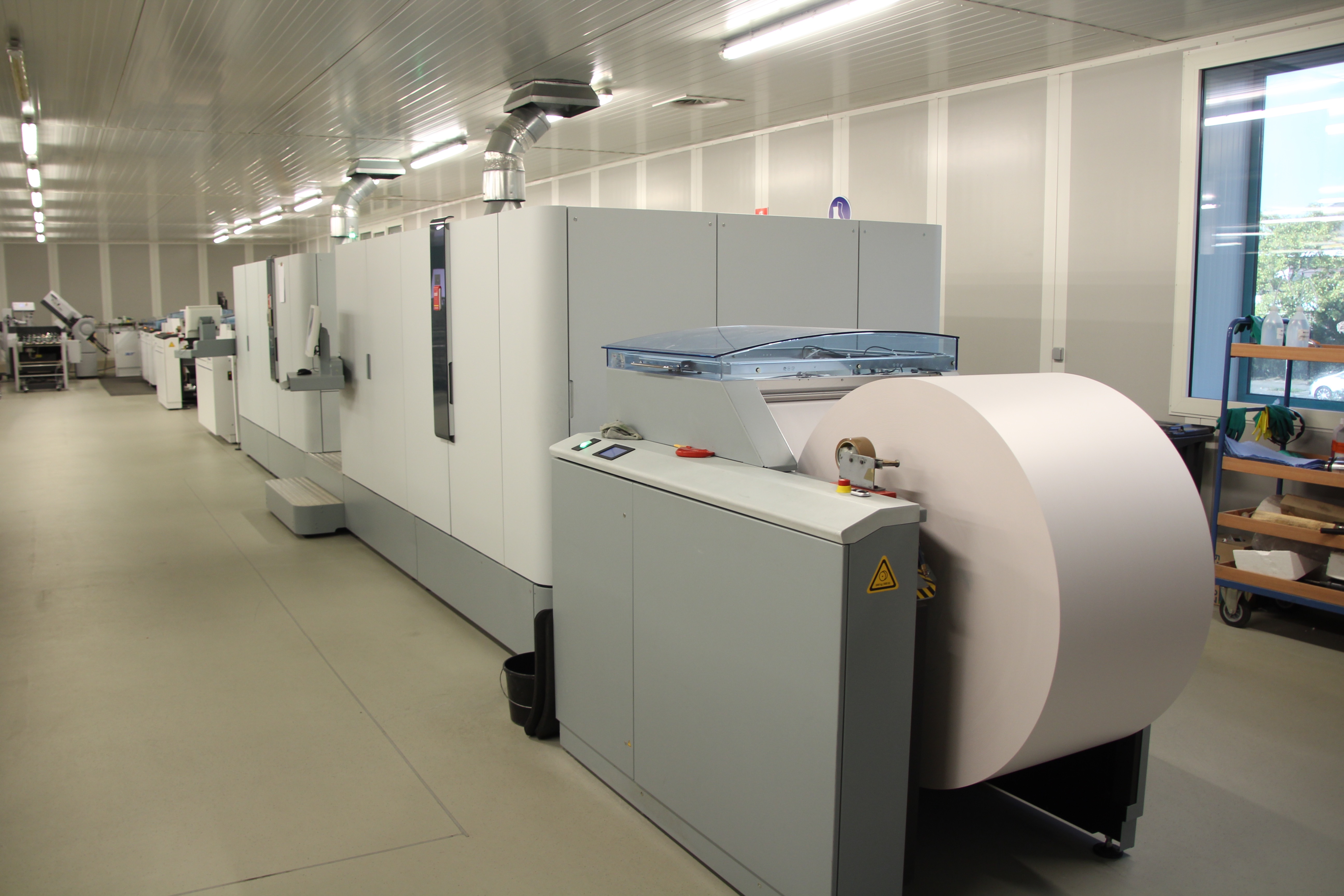 De digitale krantendrukmachine. © HVDS De digitale krantendrukmachine. © HVDS