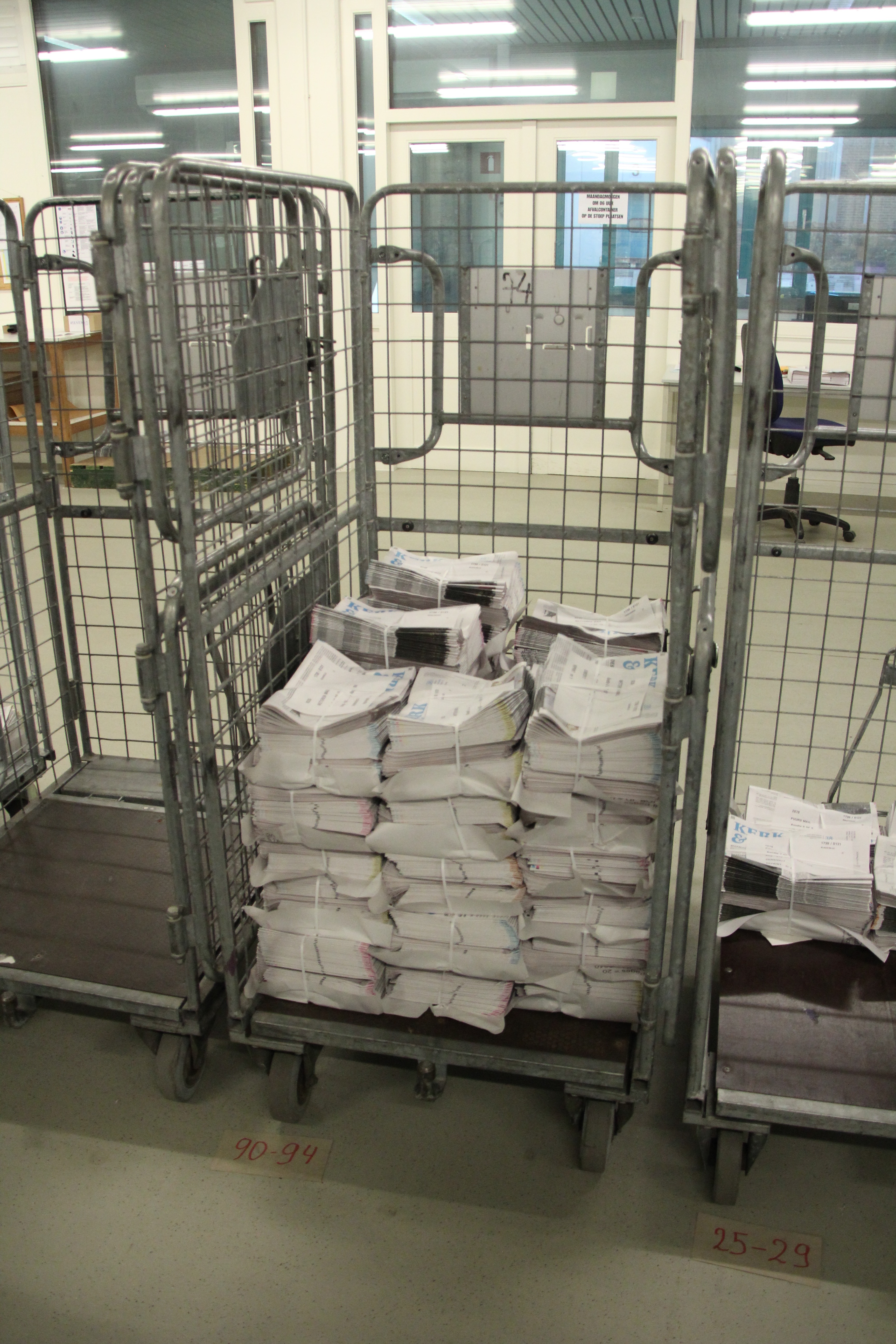 Klaar voor verzending. © HVDS Klaar voor verzending. © HVDS