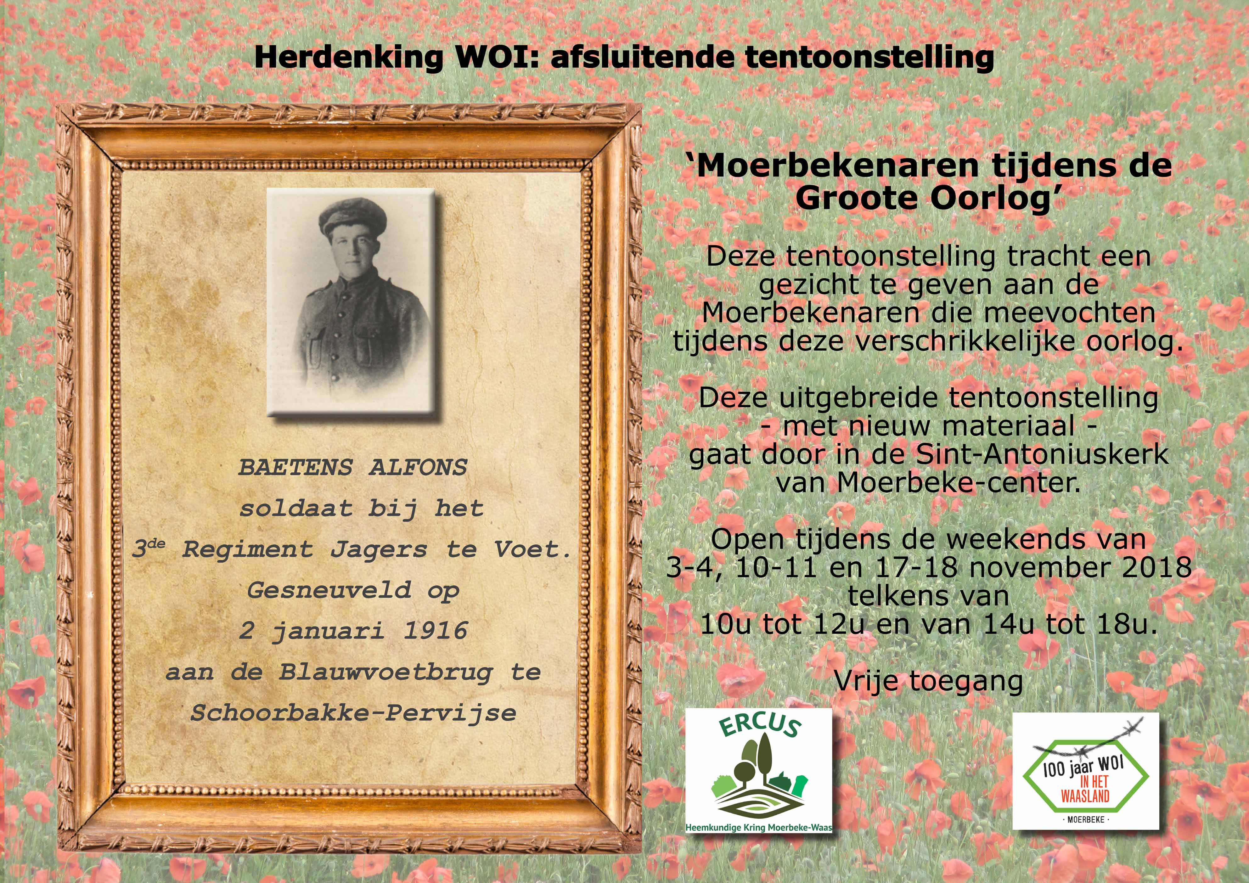 Moerbekenaren tijdens de Groote Oorlog Moerbekenaren tijdens de Groote Oorlog