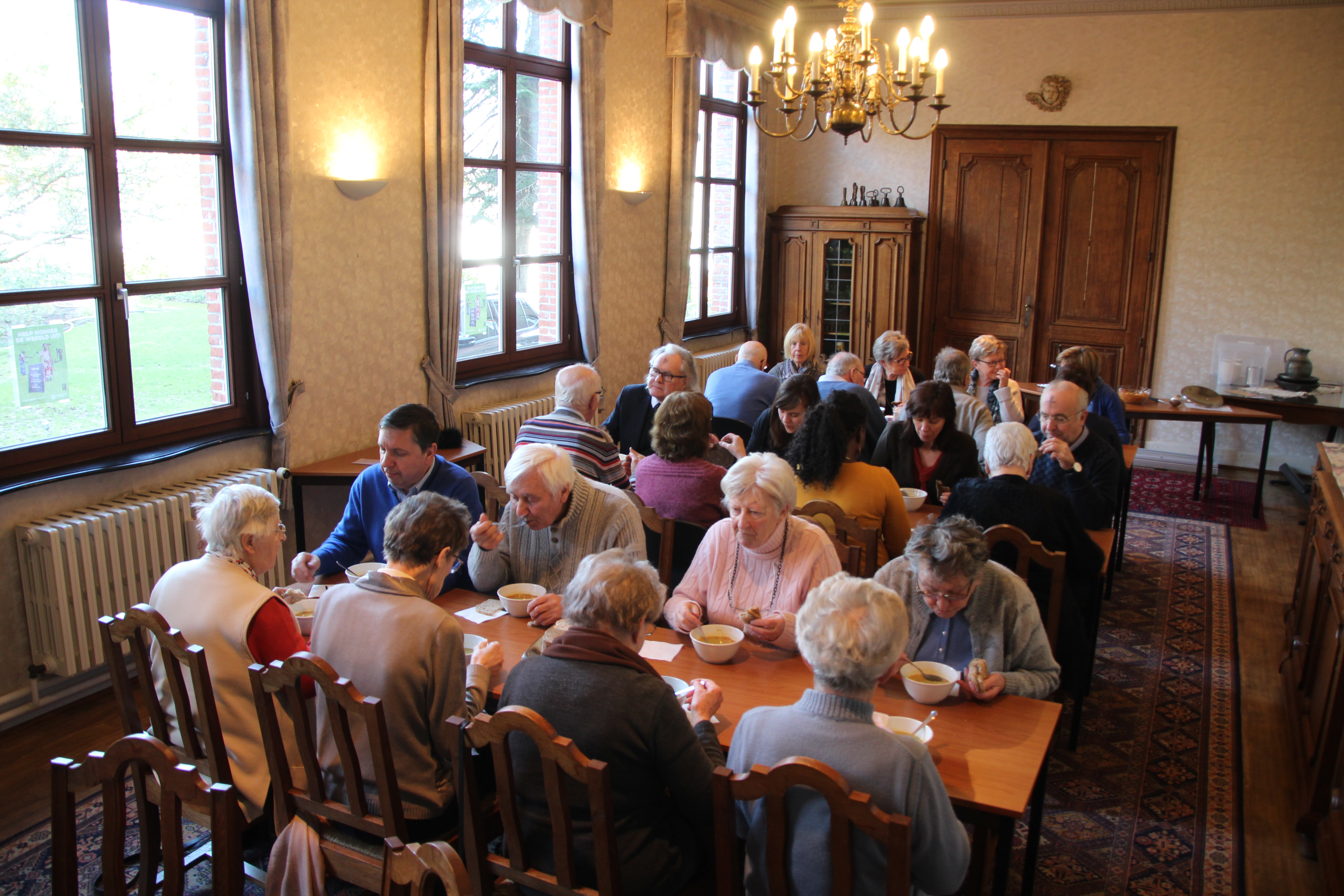 Elke woensdag is er vastensoep in de dekenij. © HVDS Elke woensdag is er vastensoep in de dekenij. © HVDS
