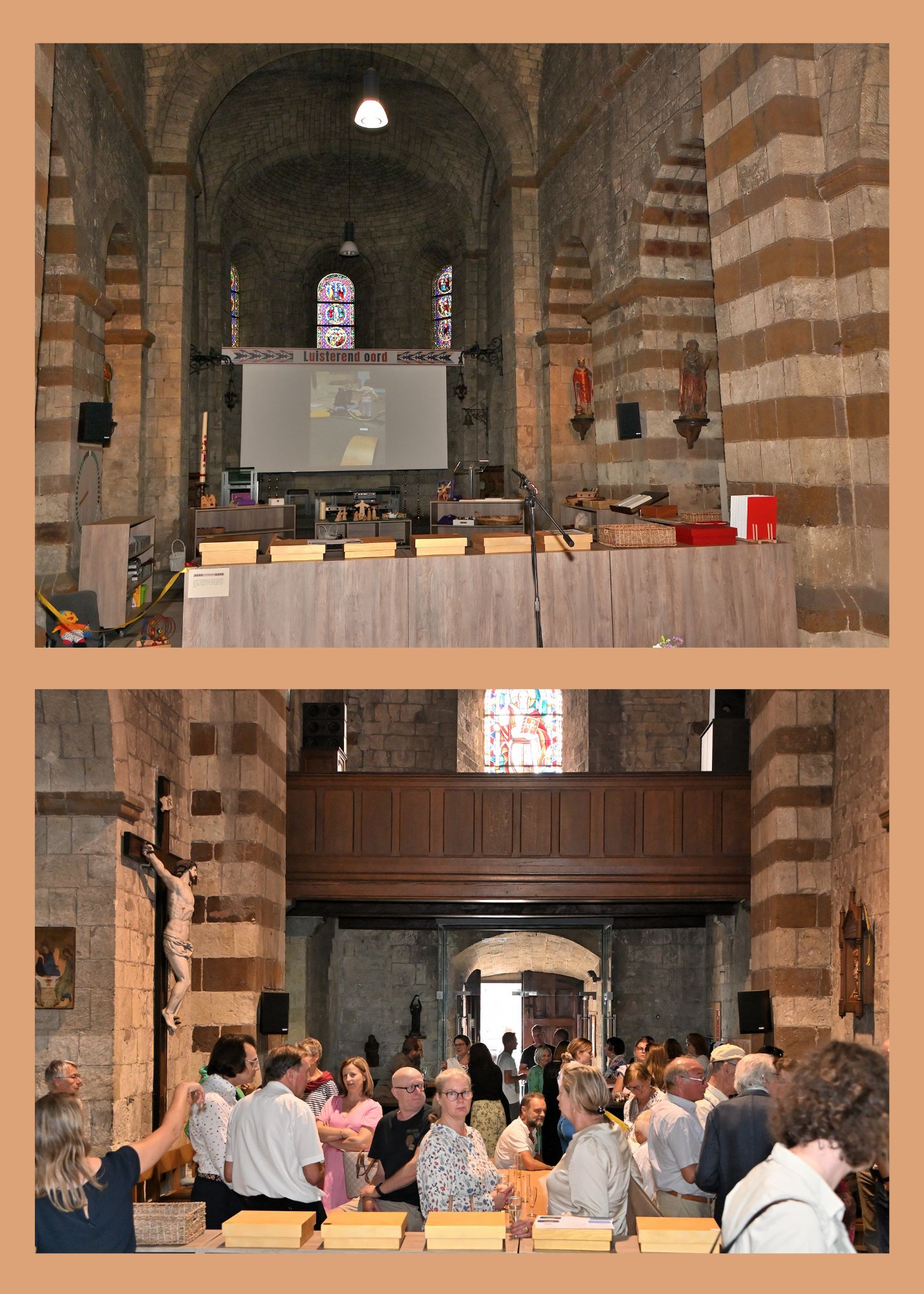 Godly Play ruimte in de Sint-Pieterskerk in Sint-Truiden © Luisterend Oord