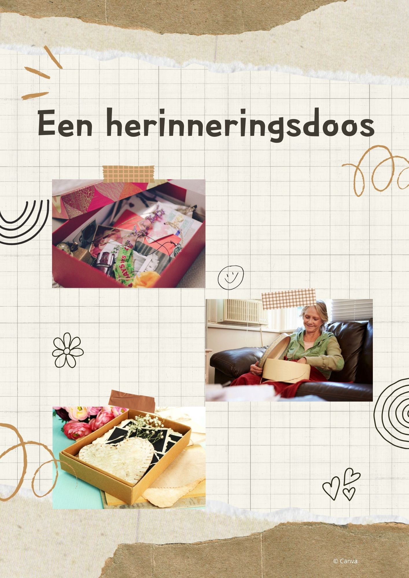 Herinneringsdoos © IDGP, met illustraties van Canva Herinneringsdoos © IDGP, met illustraties van Canva