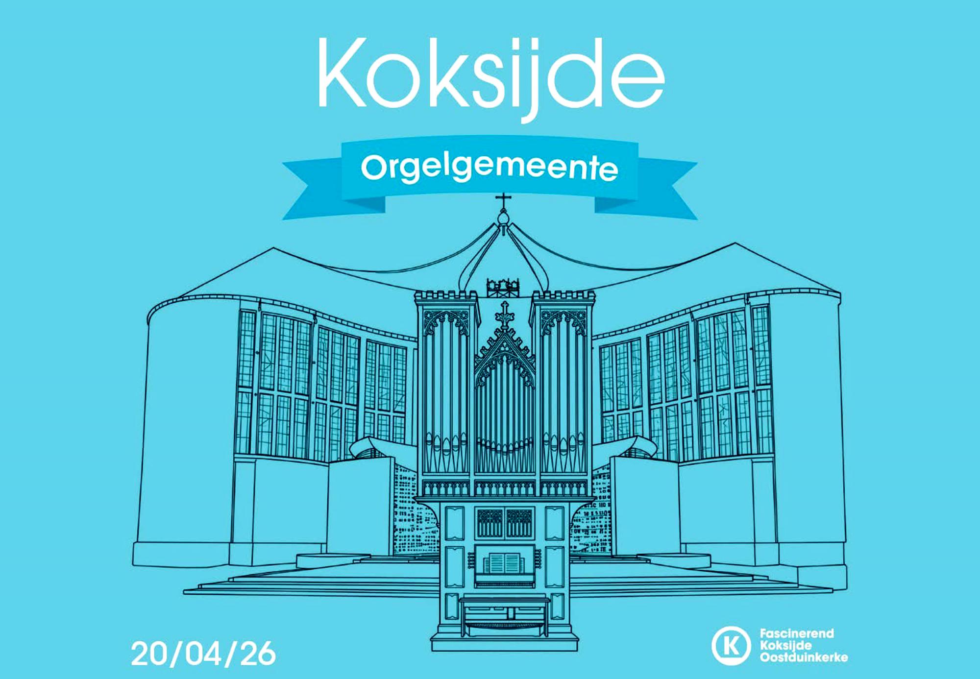 Koksijde is officieel erkend als orgelgemeente