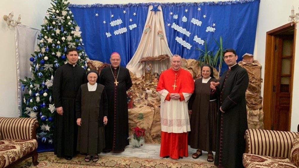 Staatssecretaris Parolin op bezoek in Irak © Vatican Media Staatssecretaris Parolin op bezoek in Irak © Vatican Media
