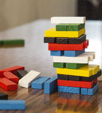 Jenga © Pixabay, foto Thekurupi Jenga © Pixabay, foto Thekurupi