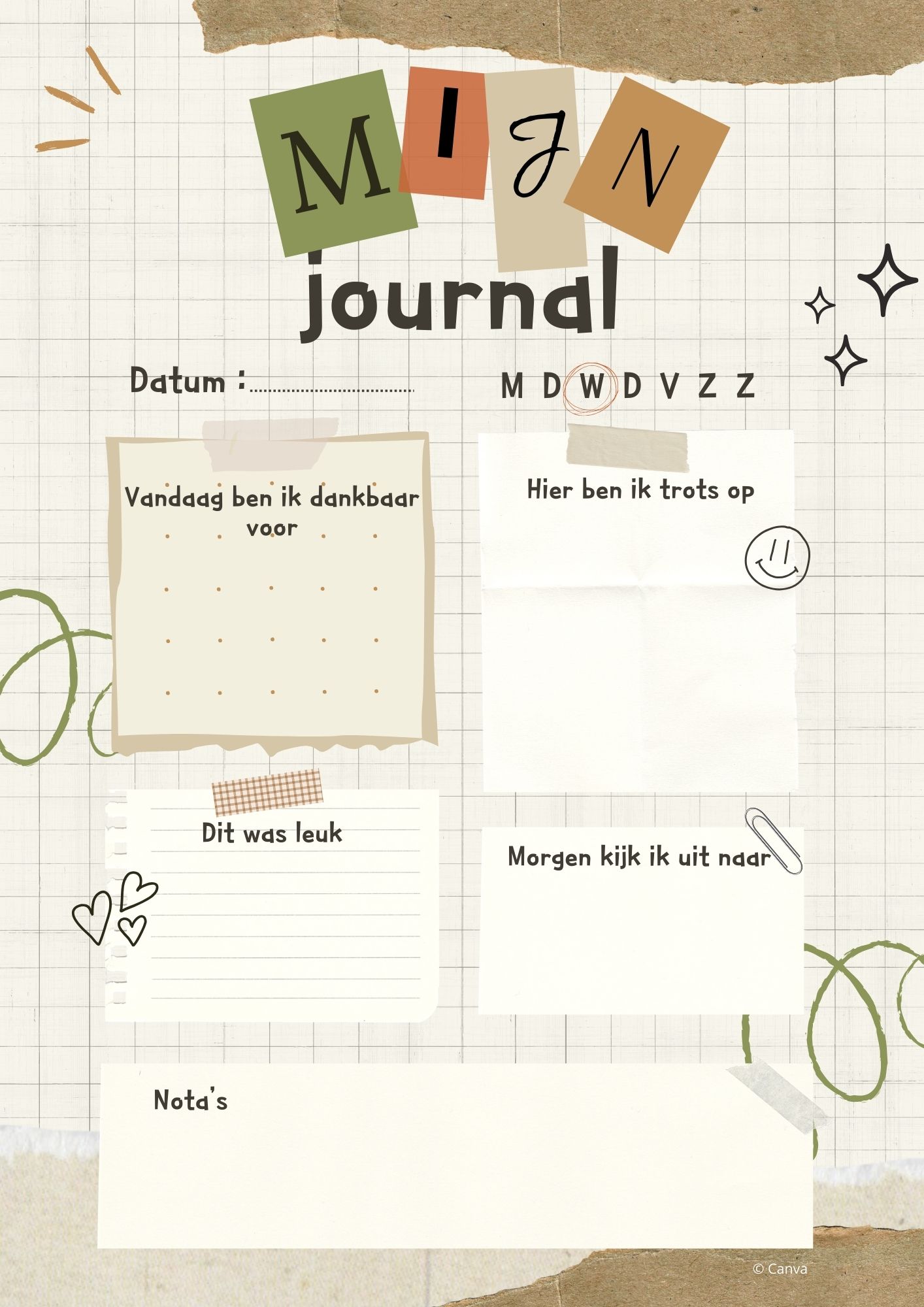 Journal © IDGP, met illustraties van Canva Journal © IDGP, met illustraties van Canva