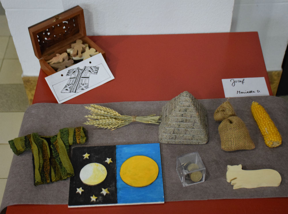 Het Godly Play vertelmateriaal van het verhaal van Jozef © Hilde Pex Het Godly Play vertelmateriaal van het verhaal van Jozef © Hilde Pex