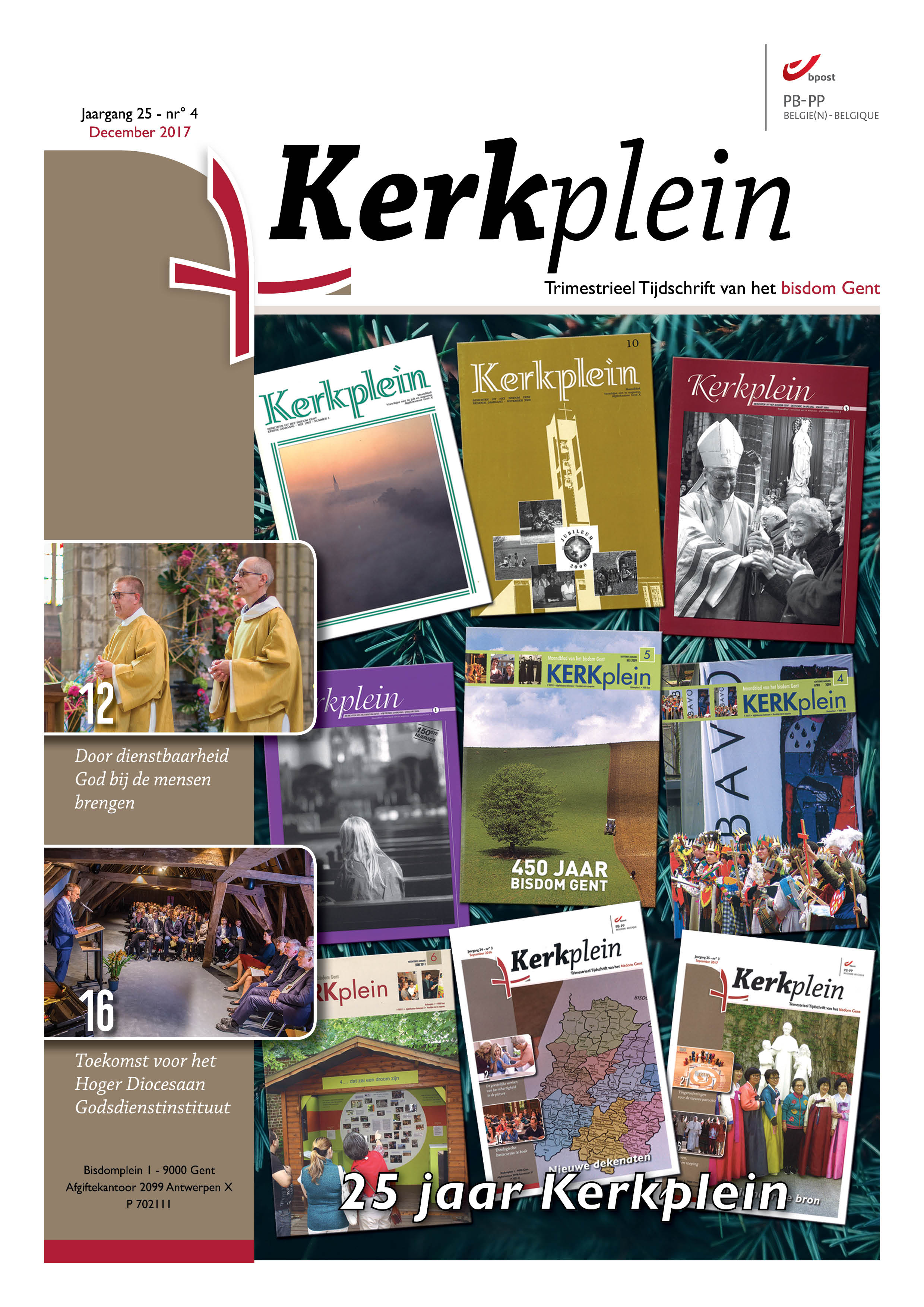 Cover december 2017 © Bisdom Gent Cover december 2017 © Bisdom Gent