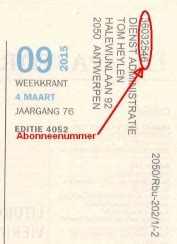 Kerk&leven abonneenummer Kerk&leven abonneenummer