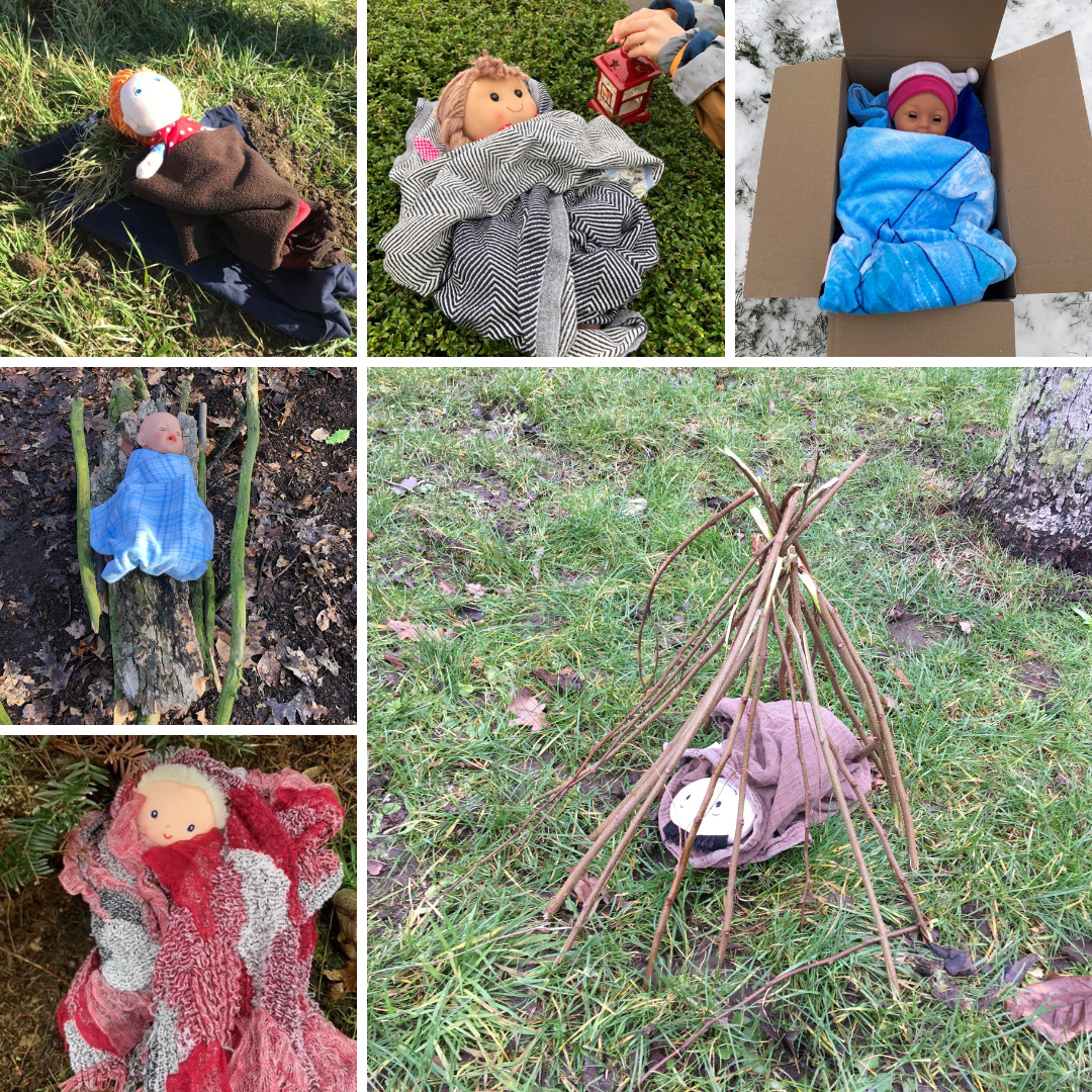Een bedje voor het kindje maken © IDGP vzw Een bedje voor het kindje maken © IDGP vzw
