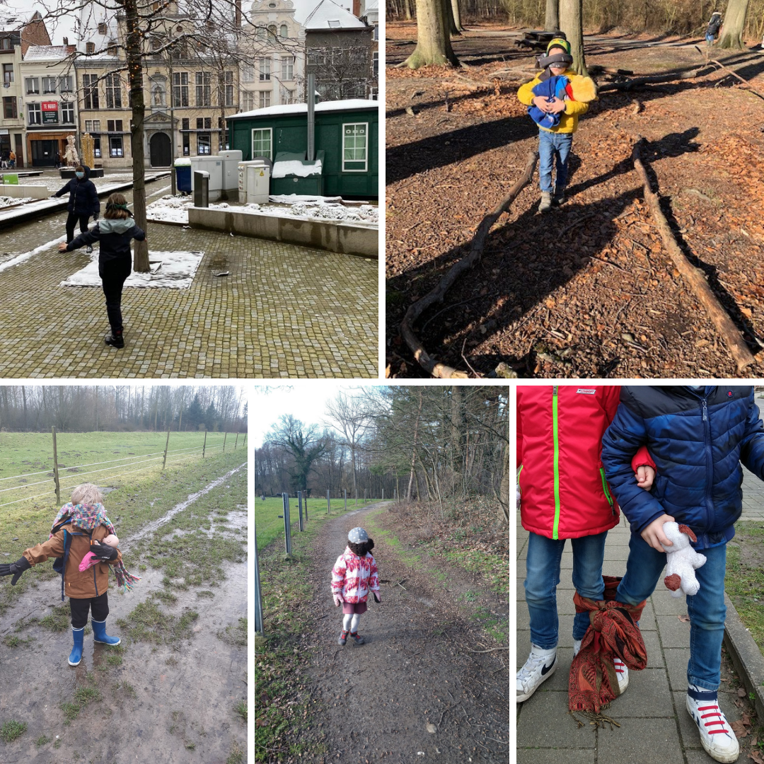Geblinddoekt een hindernis overwinnen © IDGP vzw Geblinddoekt een hindernis overwinnen © IDGP vzw
