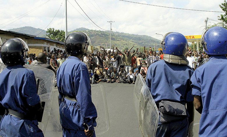 Manifestatie in Burundi in 2015 © Teddy Mazina - Broederlijk Delen Manifestatie in Burundi in 2015 © Teddy Mazina - Broederlijk Delen