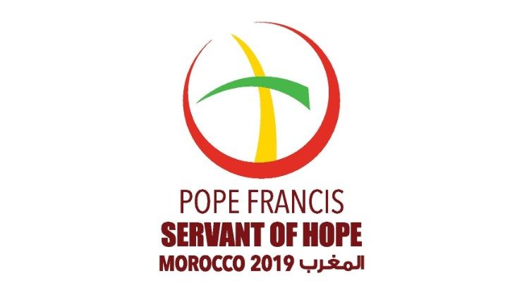 Het logo van het pausbezoek aan Marokko © Vatican Media Het logo van het pausbezoek aan Marokko © Vatican Media