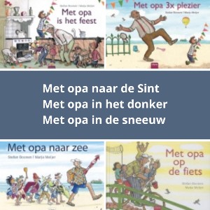 Reeks 'Met opa' © Uitgeverij Clavis Reeks 'Met opa' © Uitgeverij Clavis
