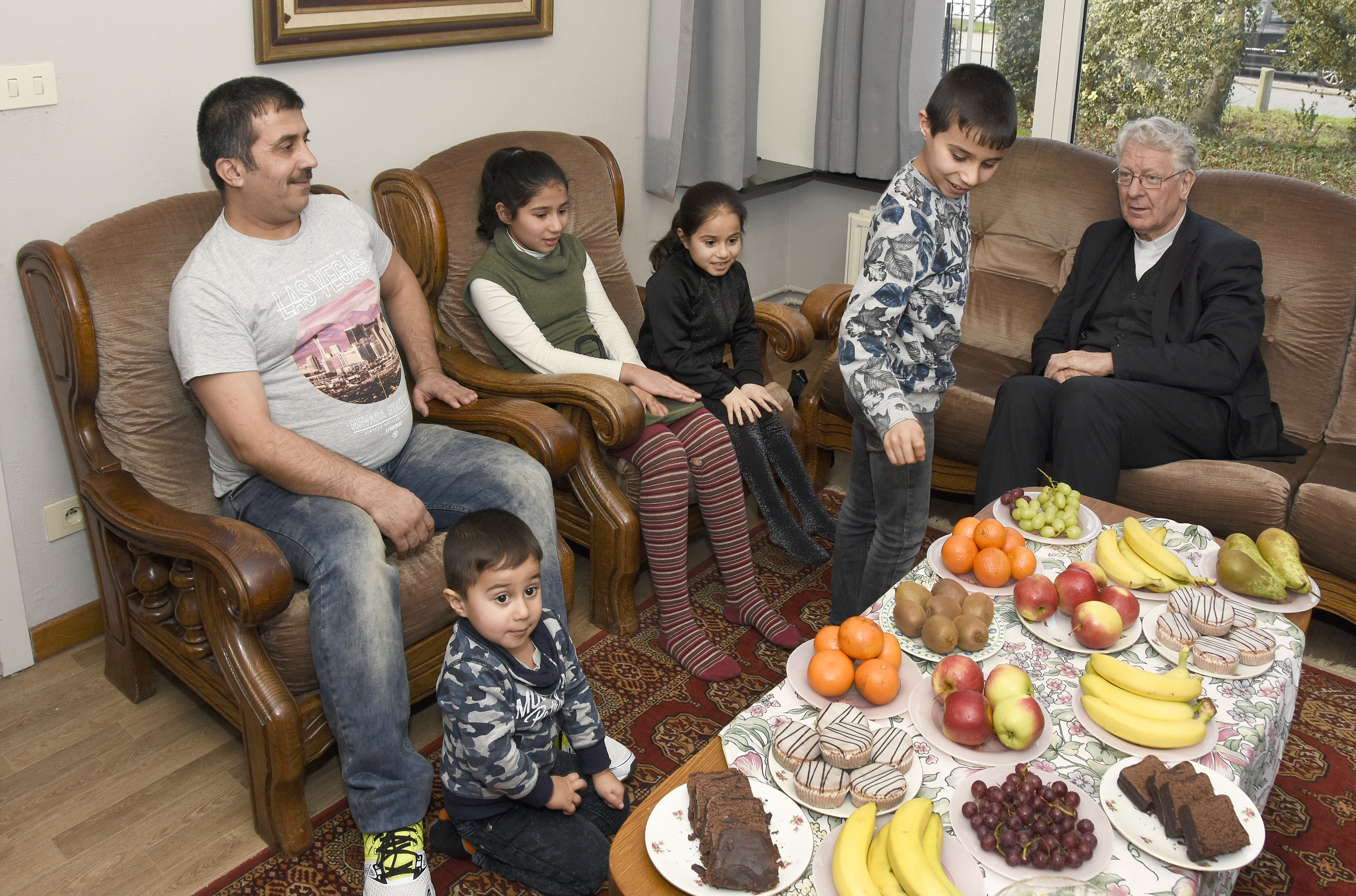 Met Syrische familie in Bassevelde © Maîtrise Met Syrische familie in Bassevelde © Maîtrise