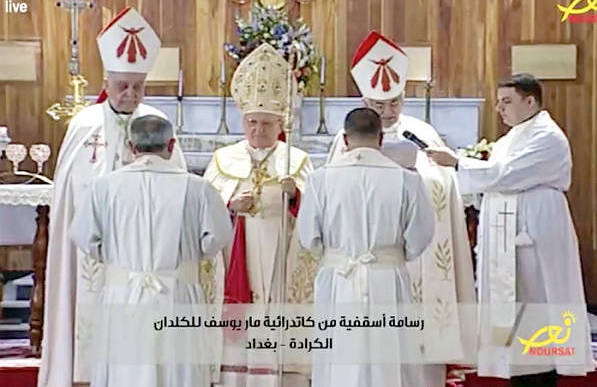 De plechtigheid was ook live op de christelijke tv-zender Noursat te volgen © Noursat (Libanon) De plechtigheid was ook live op de christelijke tv-zender Noursat te volgen © Noursat (Libanon)