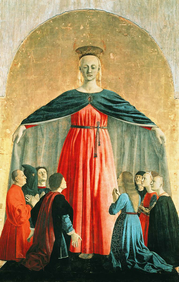 Piero della Francesca, Moeder van Barmhartigheid, 1445 © Wikimedia Piero della Francesca, Moeder van Barmhartigheid, 1445 © Wikimedia
