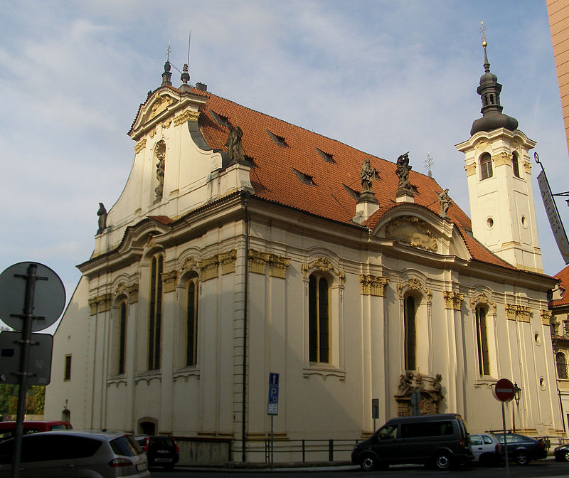 De barokke Simon en Judaskerk in Praag © Wikipedia De barokke Simon en Judaskerk in Praag © Wikipedia
