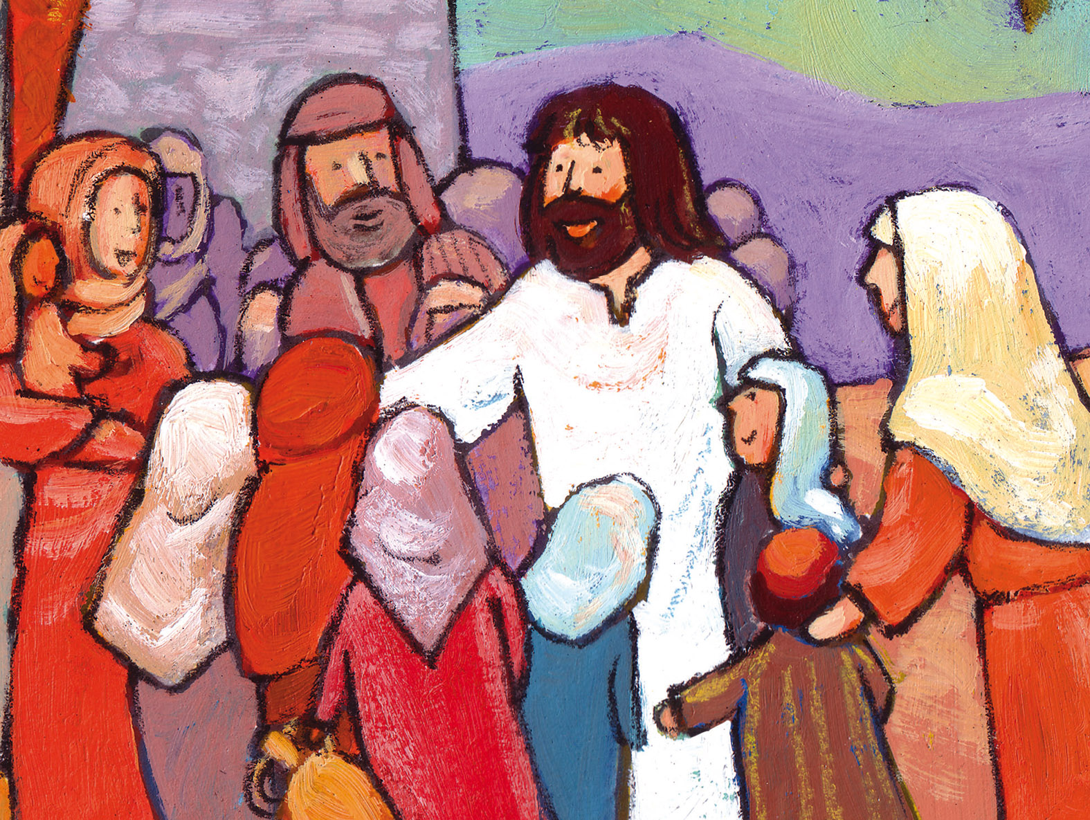 Jezus en de kinderen © Roel Ottow 