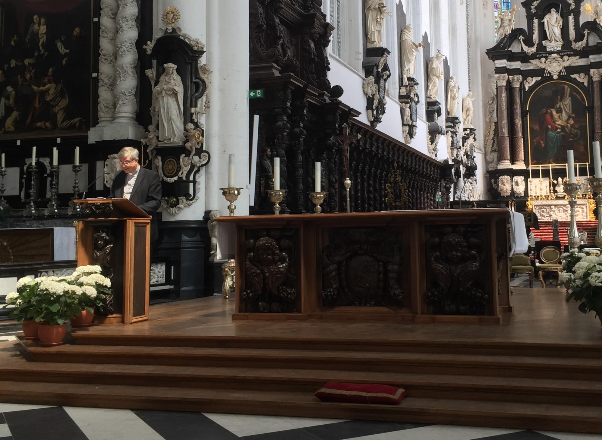 Na een afwezigheid van meer dan 170 jaar keren de dominicanen op vraag van de Antwerpse bisschop Johan Bonny terug naar de Sint-Pauluskerk © Olivier Lins Na een afwezigheid van meer dan 170 jaar keren de dominicanen op vraag van de Antwerpse bisschop Johan Bonny terug naar de Sint-Pauluskerk © Olivier Lins