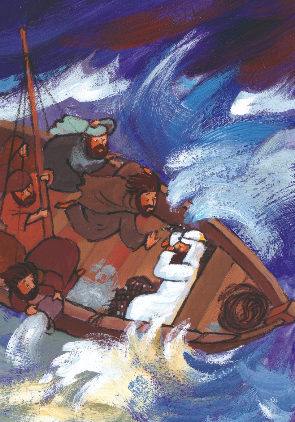 Mosterdzaadjes ~ Storm op het meer | Kerknet