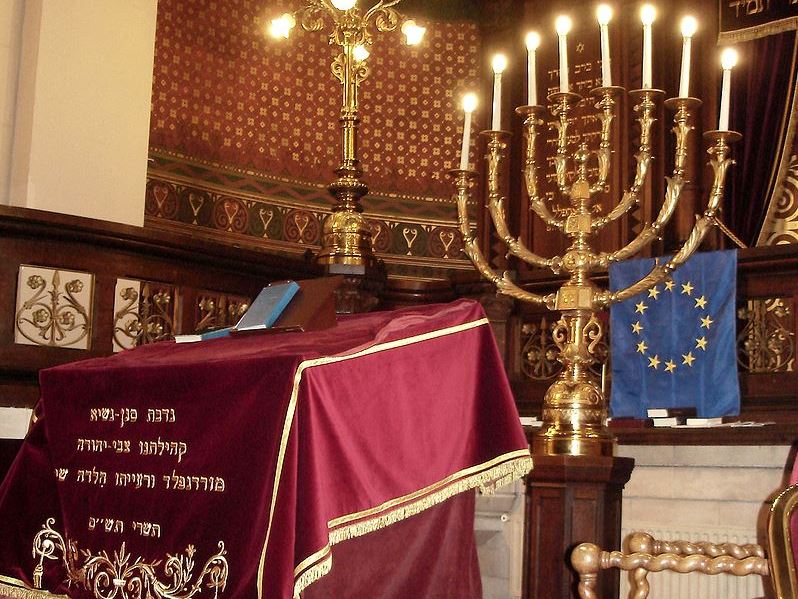 De Grote Synagoge in Brussel © Wikipedia De Grote Synagoge in Brussel © Wikipedia