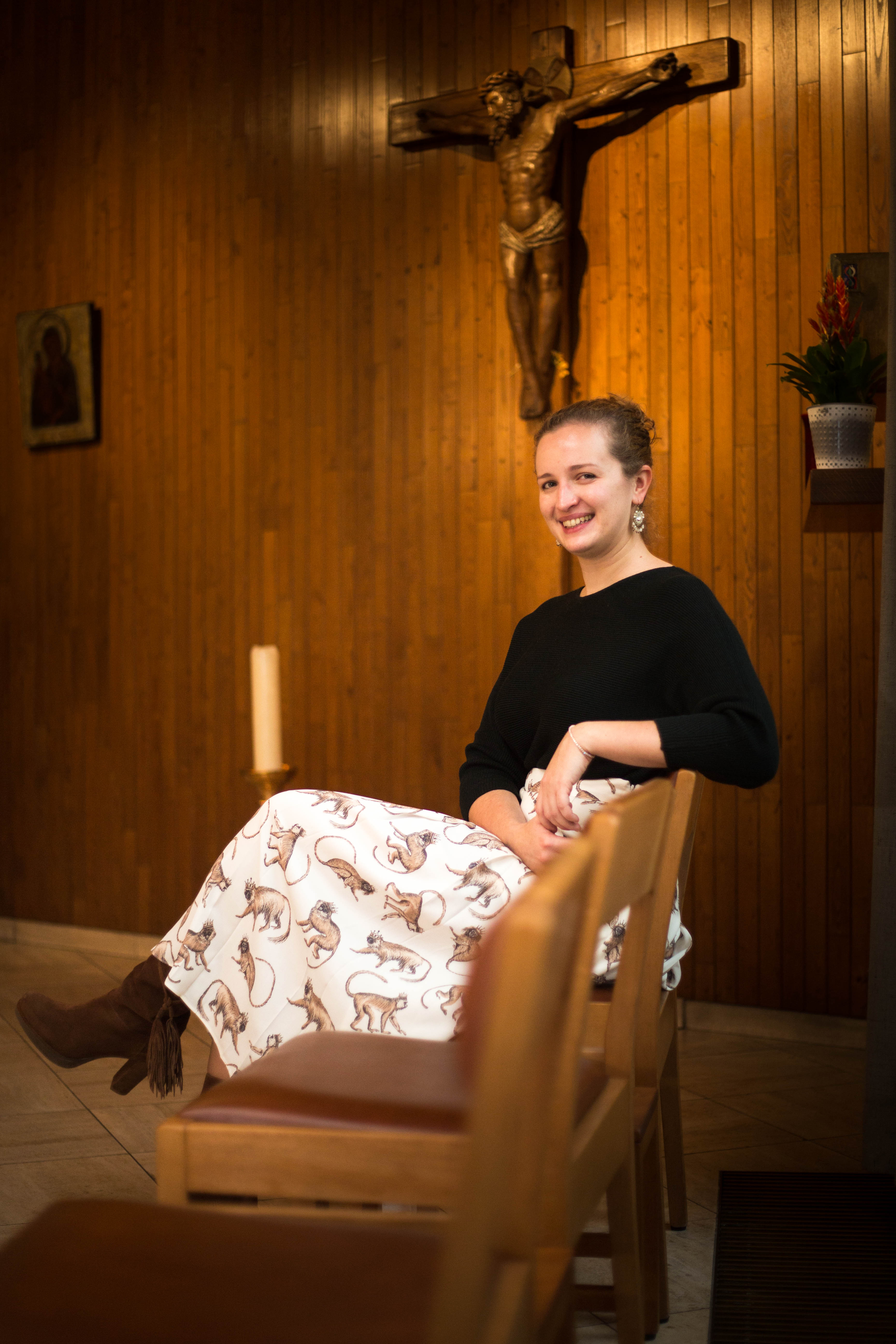 „Telkens je God denkt te kennen, weet Hij je toch weer te verrassen" zegt Valérie Kabergs. © Mine Dalemans „Telkens je God denkt te kennen, weet Hij je toch weer te verrassen" zegt Valérie Kabergs. © Mine Dalemans