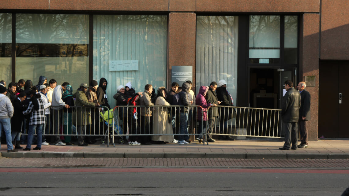 Caritas International wijst op de onmenselijke gevolgen van het beperken van de registratie van asielaanvragen en vraagt de opheffing van de limiet © Caritas International België Caritas International wijst op de onmenselijke gevolgen van het beperken van de registratie van asielaanvragen en vraagt de opheffing van de limiet © Caritas International België