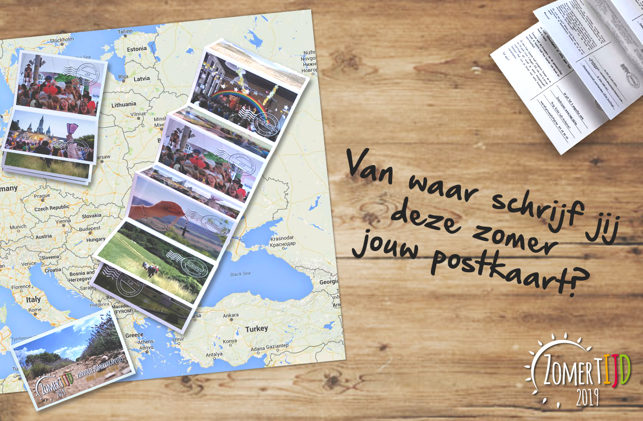 Vanwaar schrijf jij deze zomer een postkaart? © Aagje Van Impe Vanwaar schrijf jij deze zomer een postkaart? © Aagje Van Impe