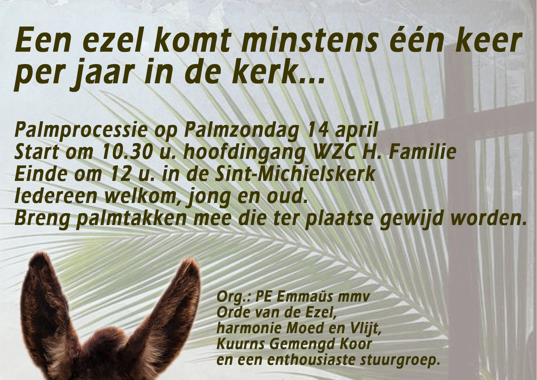 Affiche palmprocessie © Kris Quartier Affiche palmprocessie © Kris Quartier