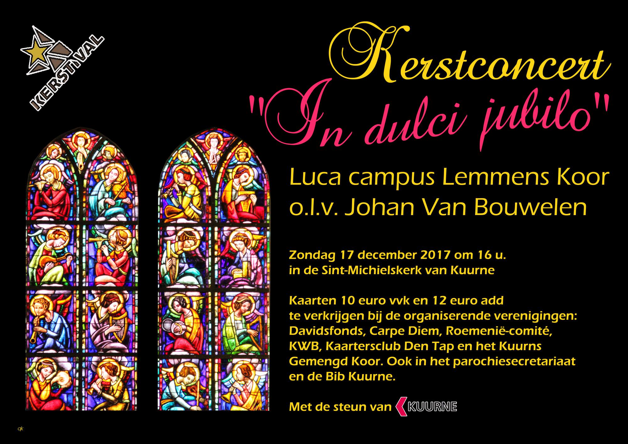 Affiche kerstconcert 2017 © Kris Quartier Affiche kerstconcert 2017 © Kris Quartier