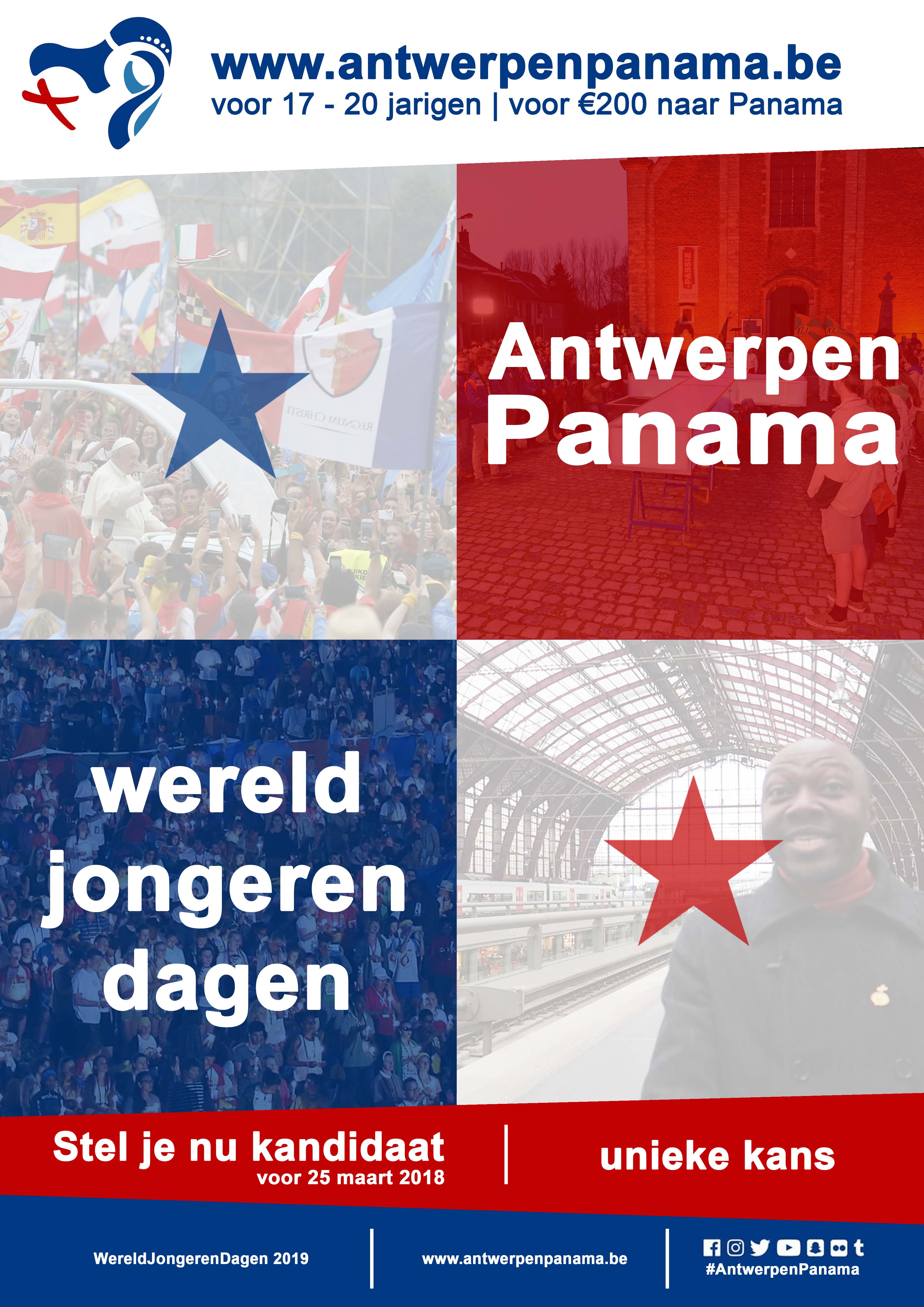 Affiche Antwerpen|Panama © Bisdom Antwerpen Affiche Antwerpen|Panama © Bisdom Antwerpen