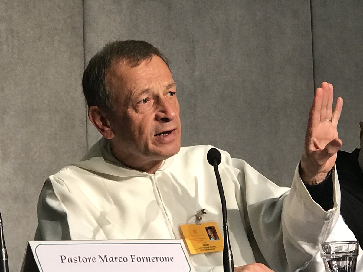 De prior van Taize was deze week aan van de vele sprekers tijdens de bisschoppensynode © Vatican Media De prior van Taize was deze week aan van de vele sprekers tijdens de bisschoppensynode © Vatican Media