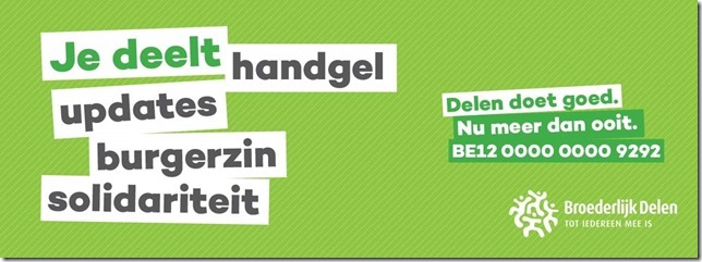 Affiche broederlijk delen Affiche broederlijk delen