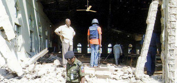 Boko Haram vernietigde honderden kerken Boko Haram vernietigde honderden kerken