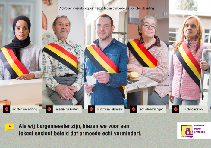 Campagnebeeld Netwerk tegen Armoede. © Netwerk tegen Armoede Campagnebeeld Netwerk tegen Armoede. © Netwerk tegen Armoede