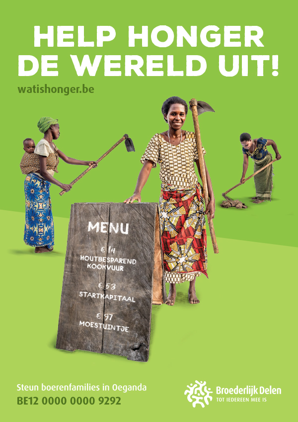 Campagneaffiche Broederlijk Delen 2018 © Broederlijk Delen Campagneaffiche Broederlijk Delen 2018 © Broederlijk Delen