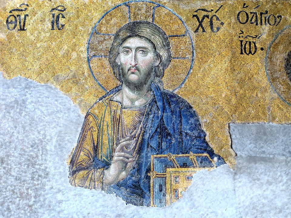 Pantocrator, mozaïek uit de Aya Sofia, Istanbul © Pixabay Pantocrator, mozaïek uit de Aya Sofia, Istanbul © Pixabay