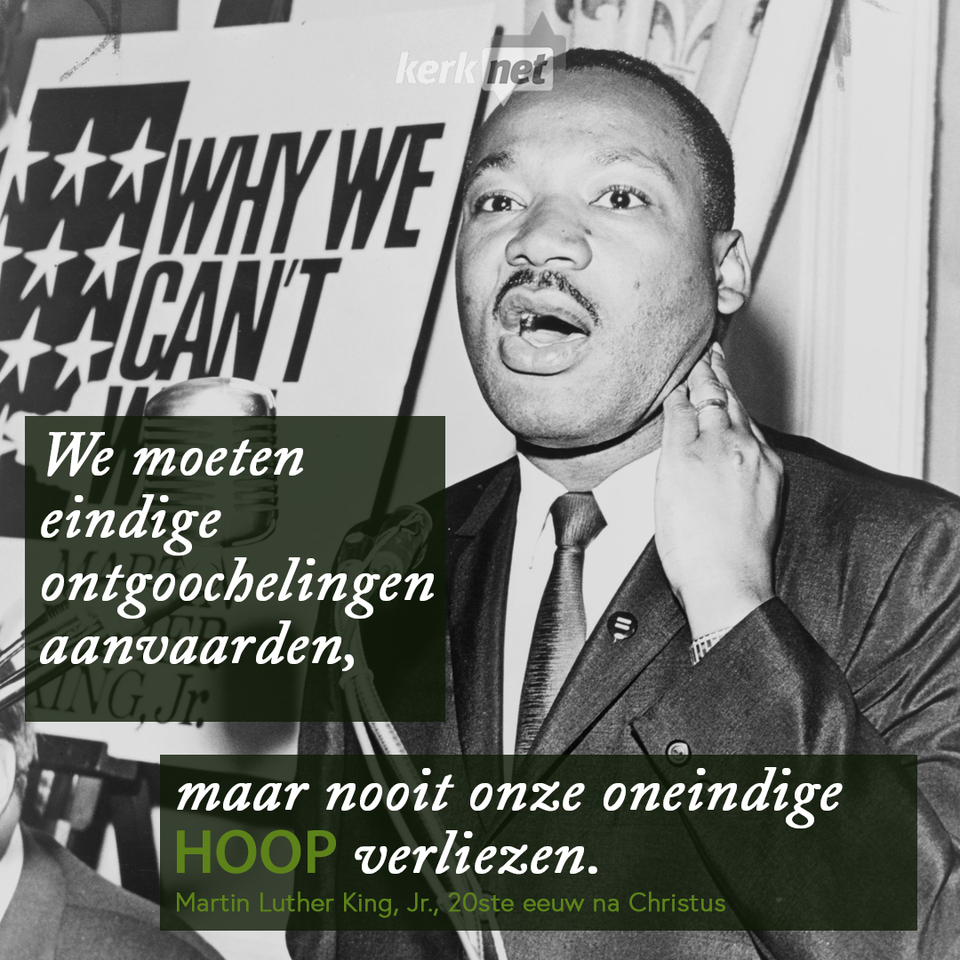 Martin Luther King Jr. © Foto Walter Albertin, 1964, Kerknet Martin Luther King Jr. © Foto Walter Albertin, 1964, Kerknet
