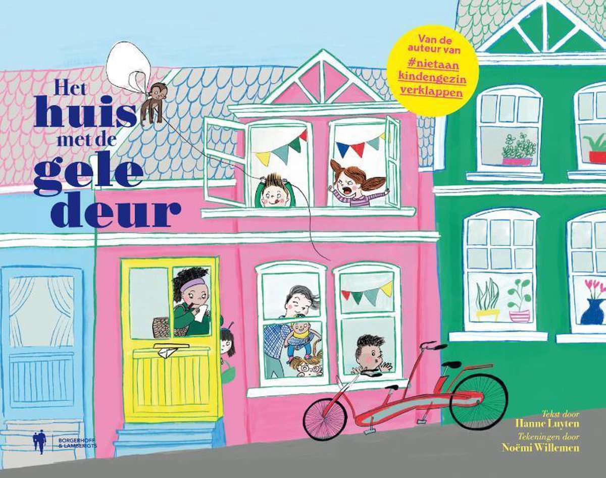 Cover van 'Het huis met de gele deur' © Borgerhoff &amp; Lamberigts uitgeverij