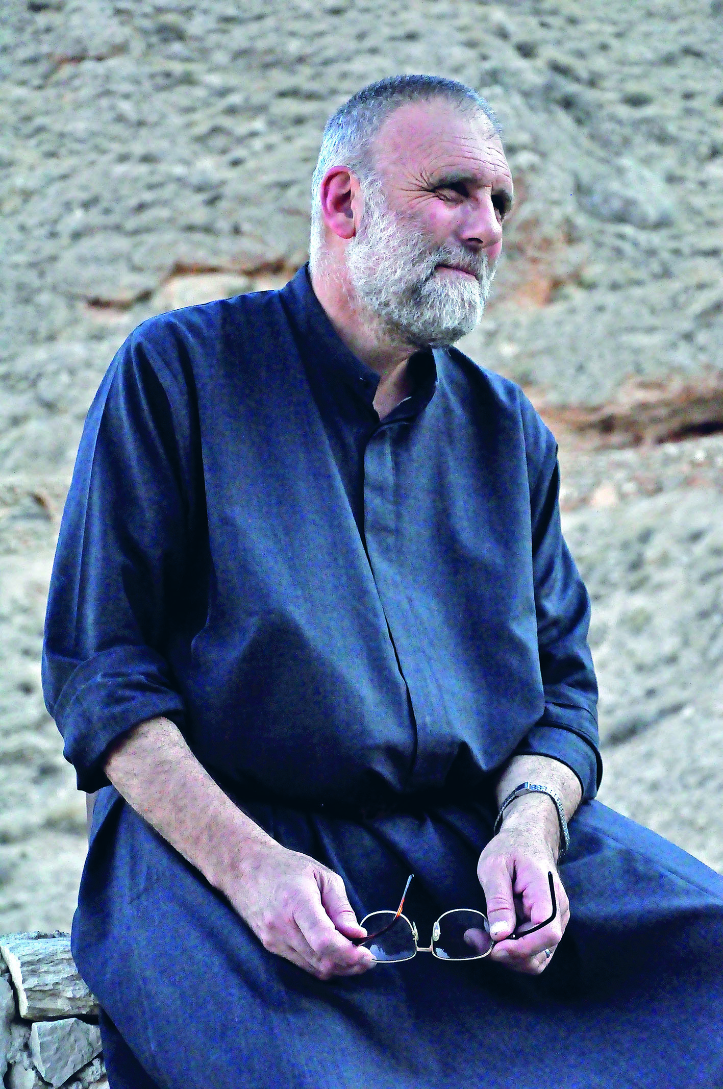 Paolo Dall'Oglio raakte in juli 2013 terwijl hij bemiddelde in Syrië. © G.Poulet Paolo Dall'Oglio raakte in juli 2013 terwijl hij bemiddelde in Syrië. © G.Poulet