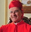 Kardinaal Béchara Boutros Raï, de maronitische patriarch van Antiochië © Sanctuaires Notre-Dame de Lourdes Kardinaal Béchara Boutros Raï, de maronitische patriarch van Antiochië © Sanctuaires Notre-Dame de Lourdes